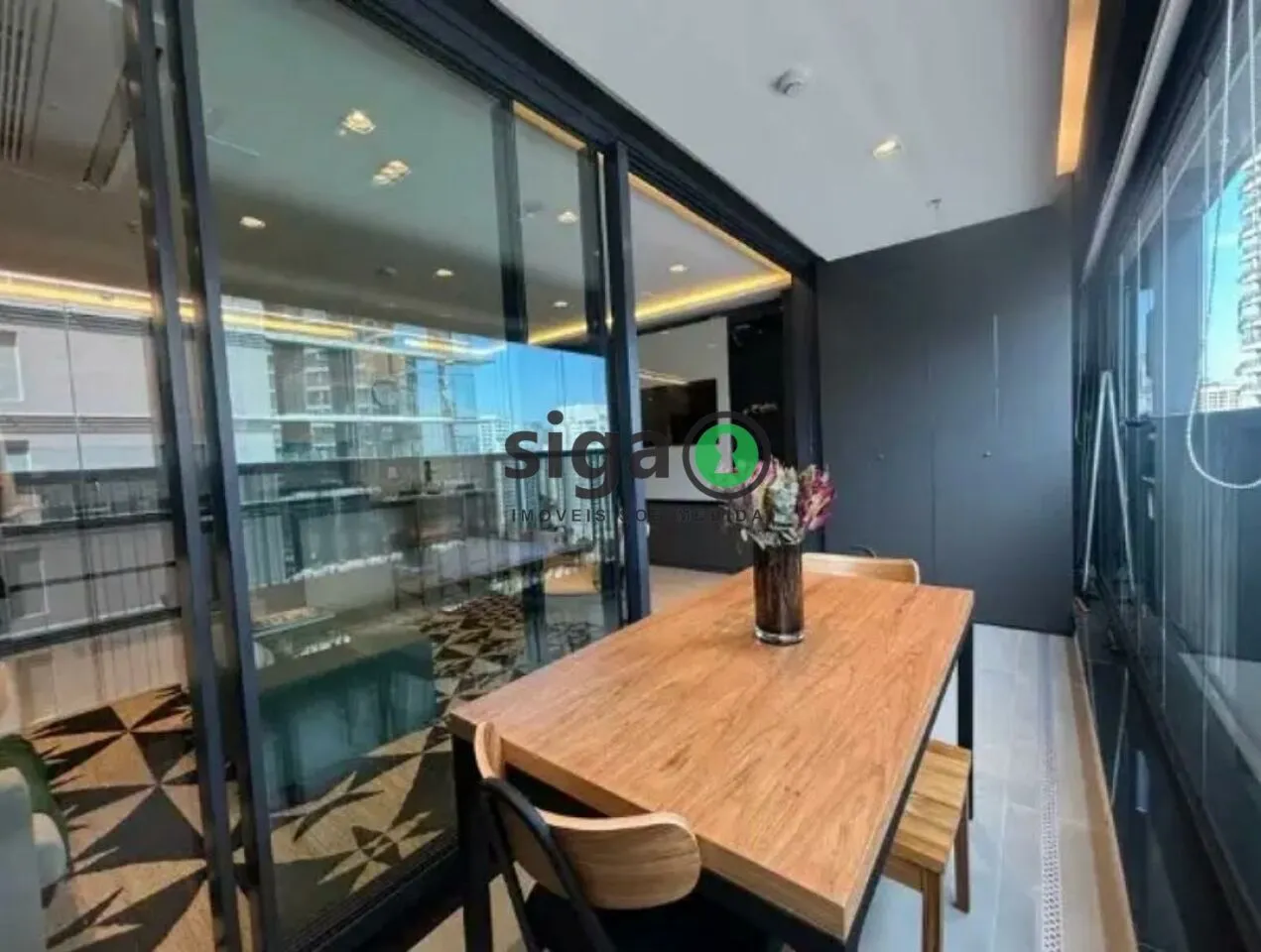 Imagem Apto para LOCAÇÂO ,MOBILIADO, com 77m²,1 suite, 2 vagas, no Brooklin