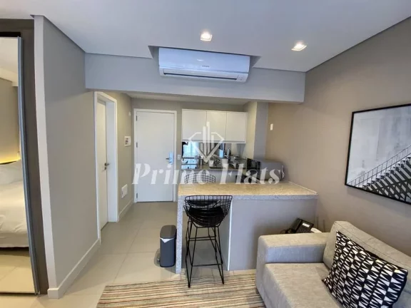 Imagem Flat disponível para locação no VHouse por JFL Living, com 36m², 1 dormitório e 1 vaga