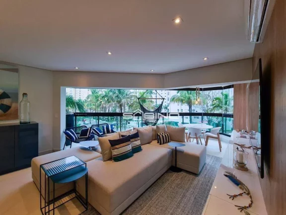 Imagem Apartamento à venda, com 4 Dormitórios 169 m² quadra de Tênis, em Riviera de São Lourenço - Bertioga SP