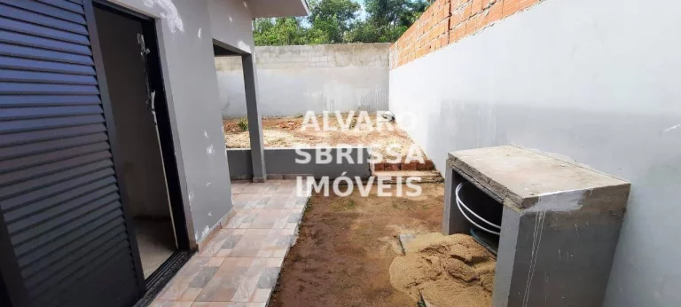 Imagem Casa nova térrea em fase de acabamento à venda com 2 dormitórios 1 suíte com 98 m² no Jd Imperial em Salto SP