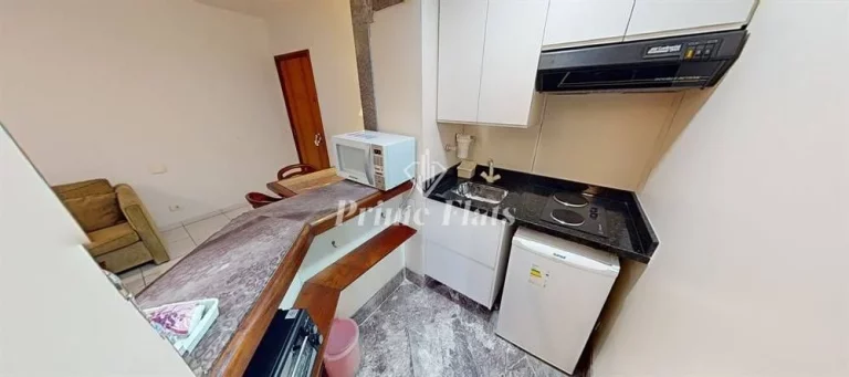 Imagem Flat disponível para locação no Golden Tower Residence no Itaim Bibi, com 40m², 1 dormitório e 1 vaga