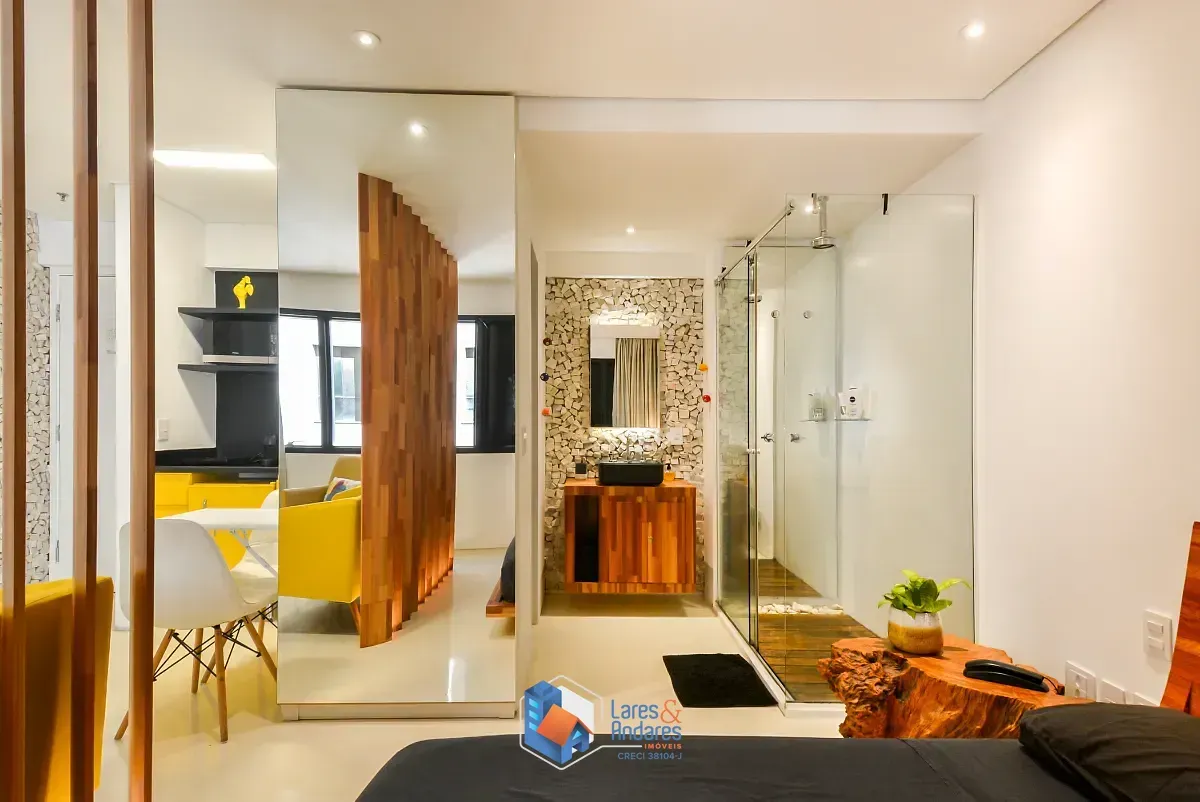 Imagem Apartamento para venda em Itaim Bibi com 1 quarto, 29m²