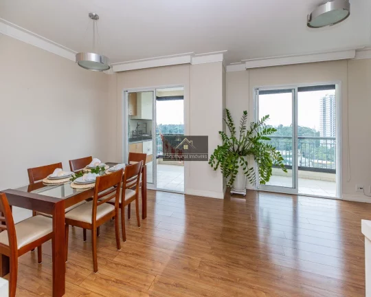 Foto do imóvel CHÁCARA FLORA APARTAMENTO ALTO PADRÃO HALL PRIVATIVO 171 M 3 SUÍTES SALAS 3 AMBIENTES VARANDA GOURMET REPLETO ARMÁRIOS 3 VAGAS VISTA MARAVILHOSA