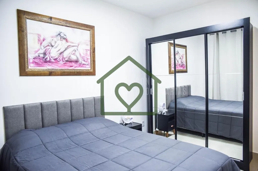 Imagem Apartamento de 1 dormitório com excelente distribuição: living, cozinha e área de serviço separ...