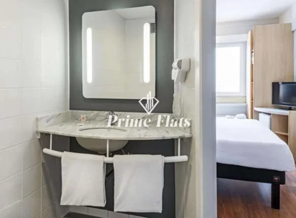 Imagem Flat disponível para venda no Hotel Íbis Tamboré, com 19m², 1 dormitório e 1 vaga