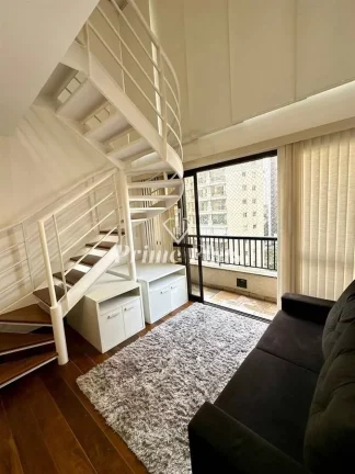 Imagem Flat disponível para locação no The Loft Jardins, com 45m², 1 dormitório e 1 vaga de garagem