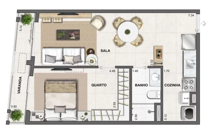 Imagem APARTAMENTO RESIDENCIAL em Rio de Janeiro - RJ, Botafogo