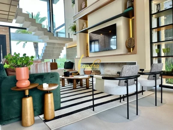 Imagem Casa condomínio nova com 04 suítes mobiliada e decorada