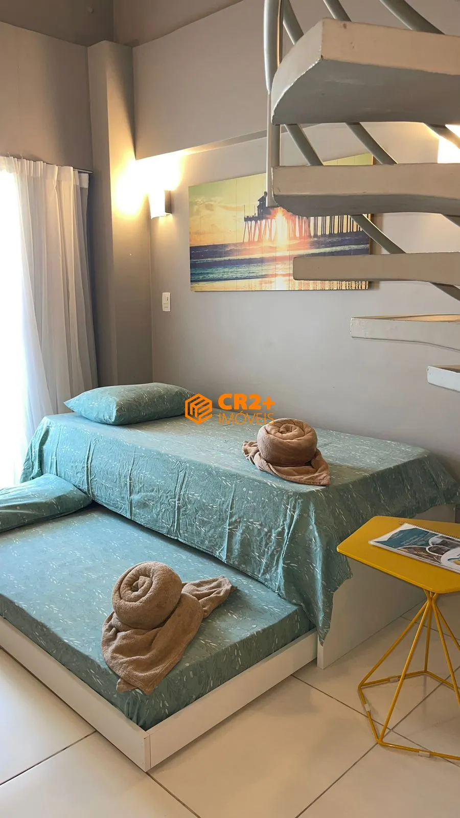 Imagem Vendo Flat com loft 54m² - 2 quartos em Porto de Galinhas MOBILIADO com Varanda