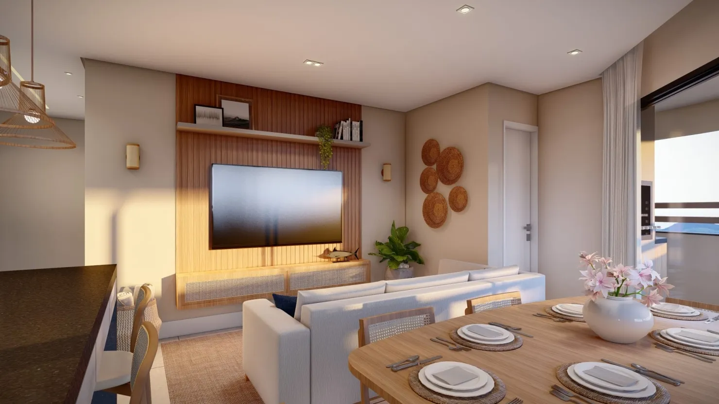 Imagem Apartamento à venda 2 Quartos, 2 Suites, 1 Vaga, 69.4M², Itaguá, Ubatuba - SP | ABITARE OCEAN ART Residence