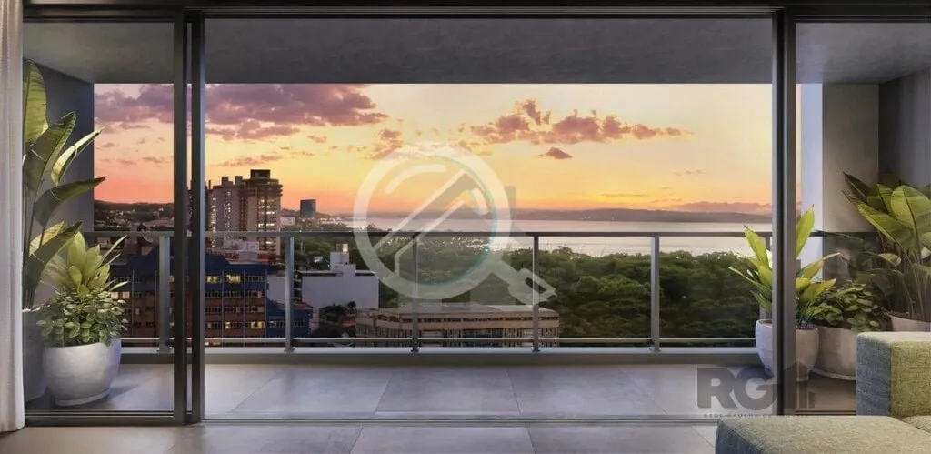 Imagem Condomínio Clube Seen Menino Deus, apartamento 3 dormitórios com vista para o rio, 98 m² de área...