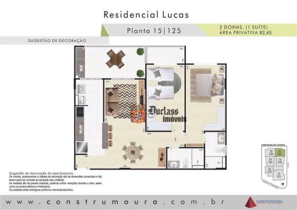 Imagem Apartamento com 2 dormitórios à venda, 82,45 m² a partir de R$ 507.417,00 - Balneário Flórida - Praia Grande/SP