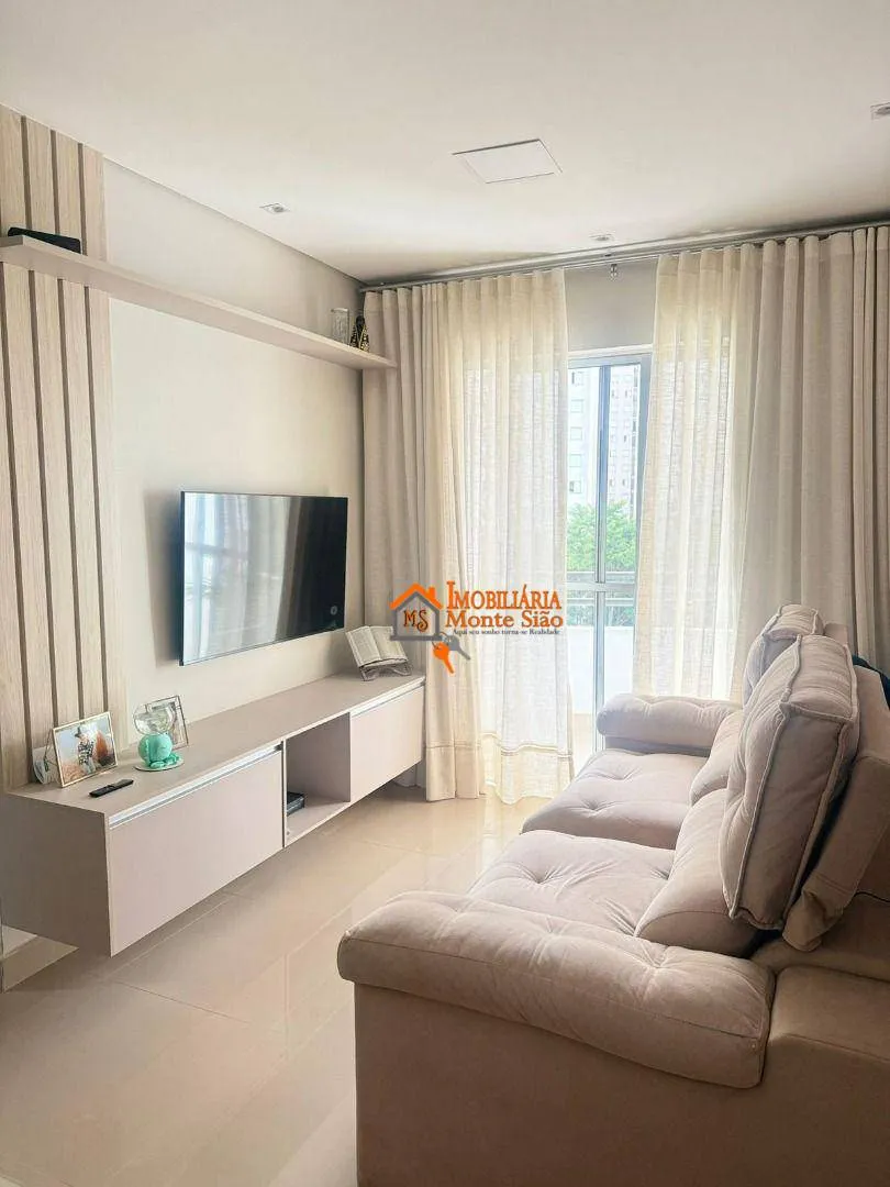 Imagem Apartamento com 2 dormitórios à venda, 62 m² por R$ 395.000,00 - Cocaia - Guarulhos/SP