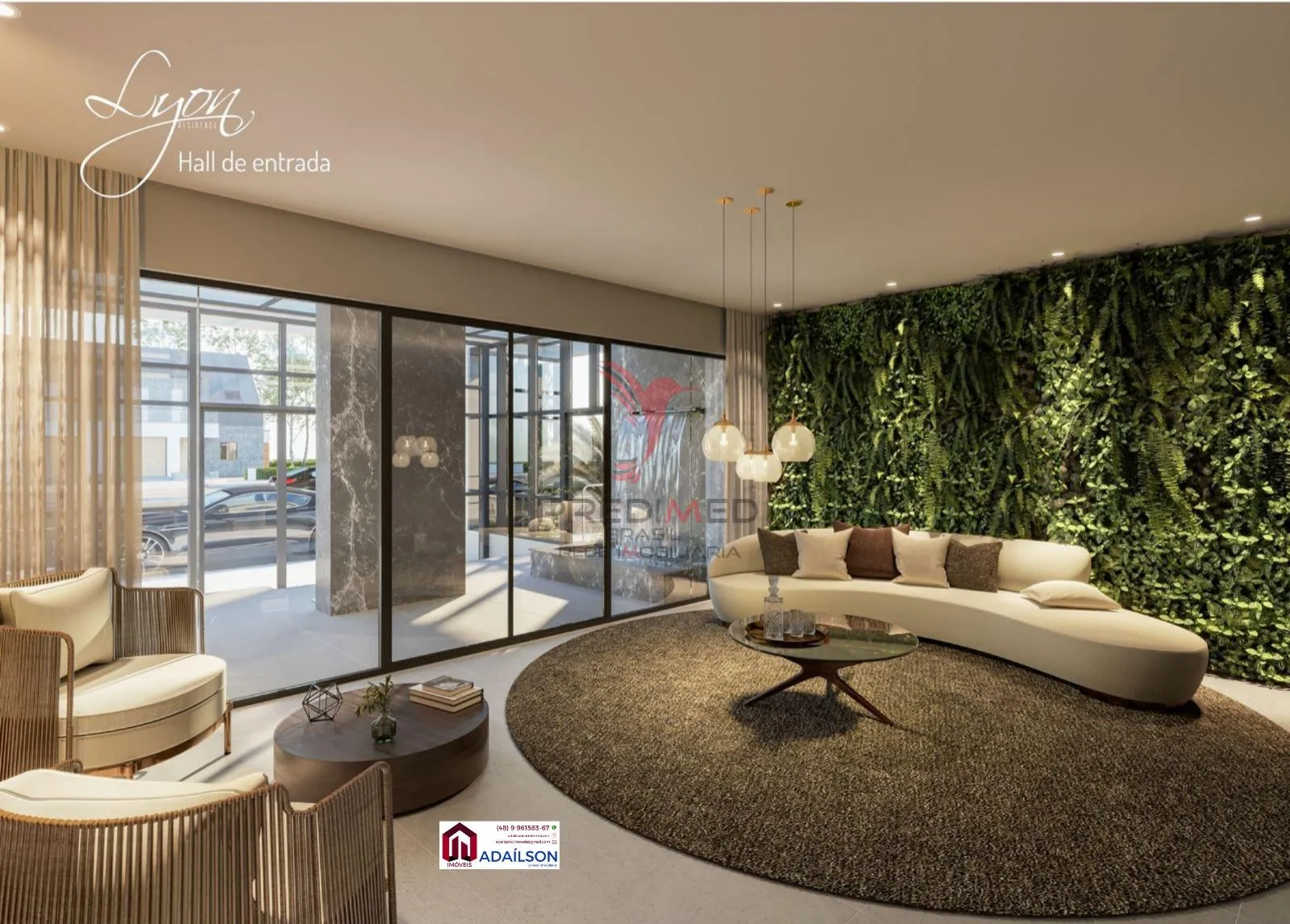 Imagem Apartamentos no Edifício Lyon Residence - Em São Jose - Floripa SC