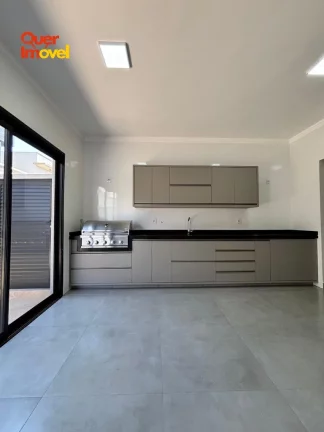 Imagem Casa de alto padrão em condomínio no Jardim Cybelli em Ribeirão Preto-SP! 3 quartos, 3 suítes, 3 salas, 5 banheiros, 4 vagas de garagem e 149,15 m² de área. Quer Imóvel Negócios Imobiliários!