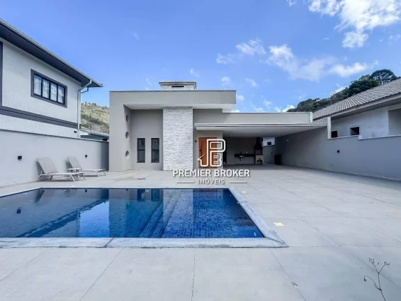 Imagem Casa Linear e moderna com 3 dormitórios à venda, 200 m² por R$ 1.400.000 - Albuquerque - Teresópolis/RJ