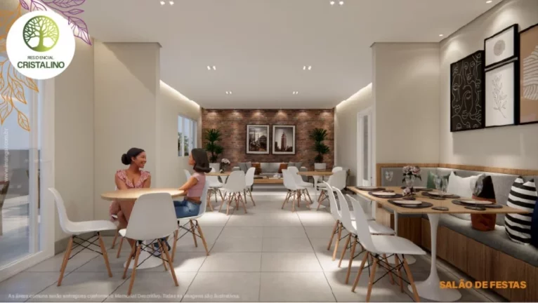 Imagem RESIDENCIAL CRISTALINO - IMANGAI - Apto 36m², próximo do Terminal de Ônibus e Metrô Artur Alvim!