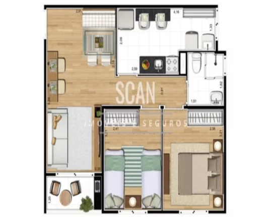Imagem APARTAMENTO RESIDENCIAL em Campinas - SP, Jardim Paulicéia