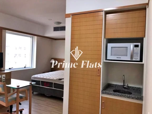 Imagem Flat disponível para venda no Astron Riema Paulista Classic Flat na Consolação, com 28m², 1 dormitório e 1 vaga
