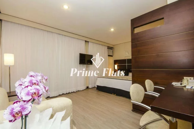 Imagem Flat disponível para venda no Transamérica Executive Chácara Santo Antônio, com 28m², 1 dormitório e 1 vaga