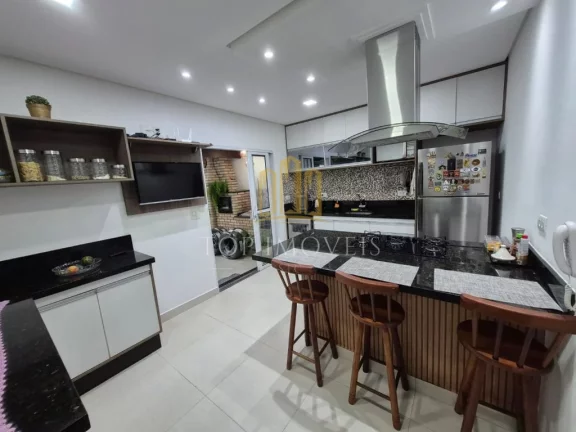 Imagem Belíssima Sobrado Condomínio Village Santa Bárbara Em Jacareí