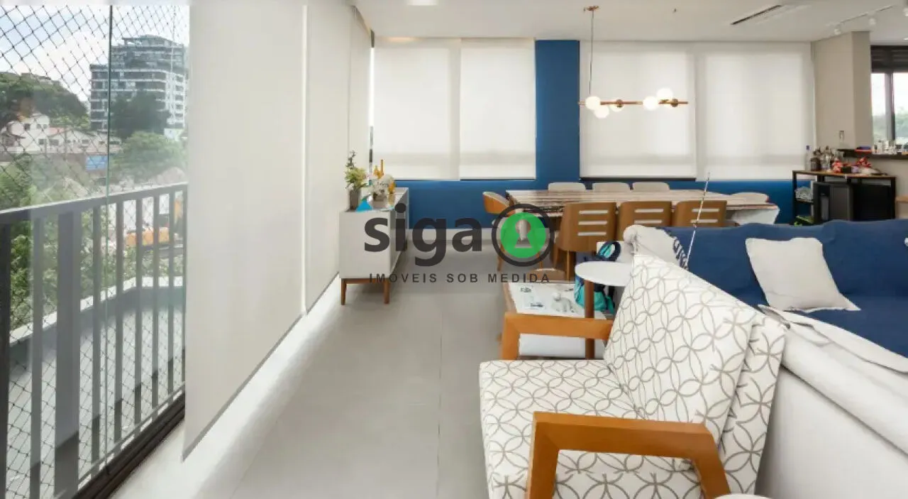 Imagem Apartamento à venda com 3 quartos e 3 vagas no Brooklin