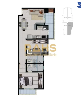 Imagem Apartamento com entrega prevista para 2024!! No bairro Costa E Silva em Joinville O apartamento torr...