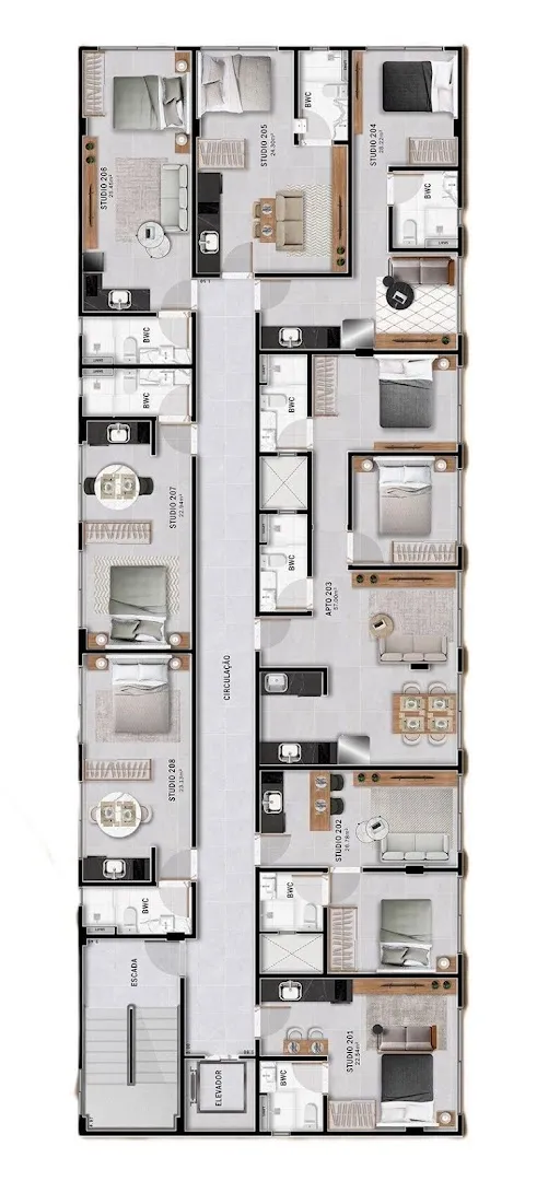 Imagem Apartamento com 2 dormitórios à venda, 57 m² por R$ 1.140.592,45 - Intermares - Cabedelo/PB