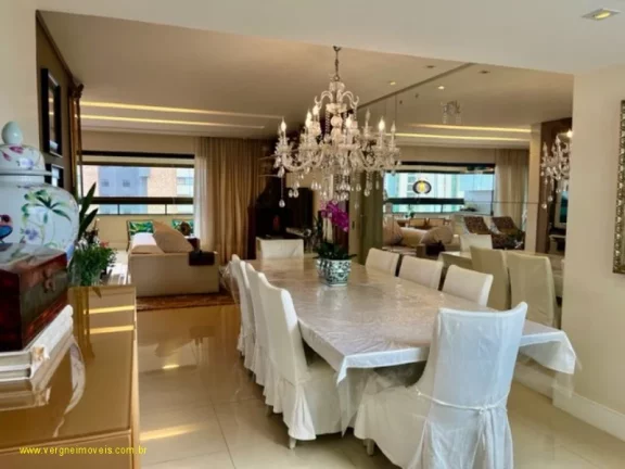 Imagem Apartamento Alto Padrão com Vista Mar ? 4 Suítes em Patamares | 198m² | Varanda Gourmet | 3 Vagas