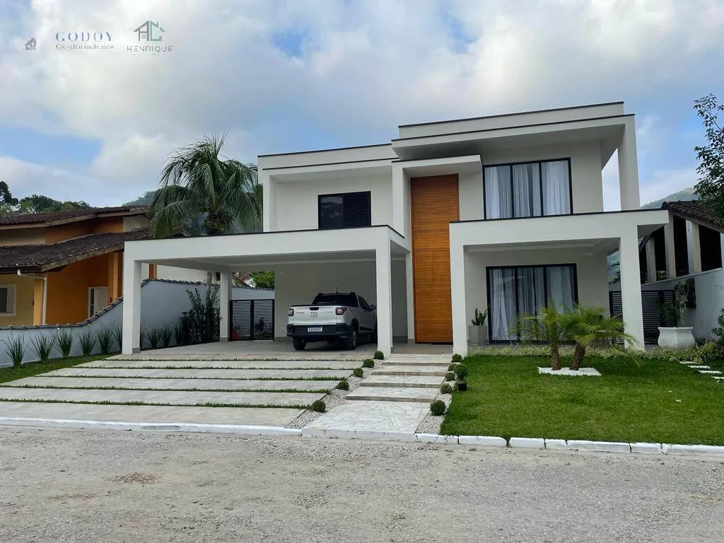 Foto do imóvel Casa moderna e sofisticada em condomínio fechado - 4 suítes | Área gourmet