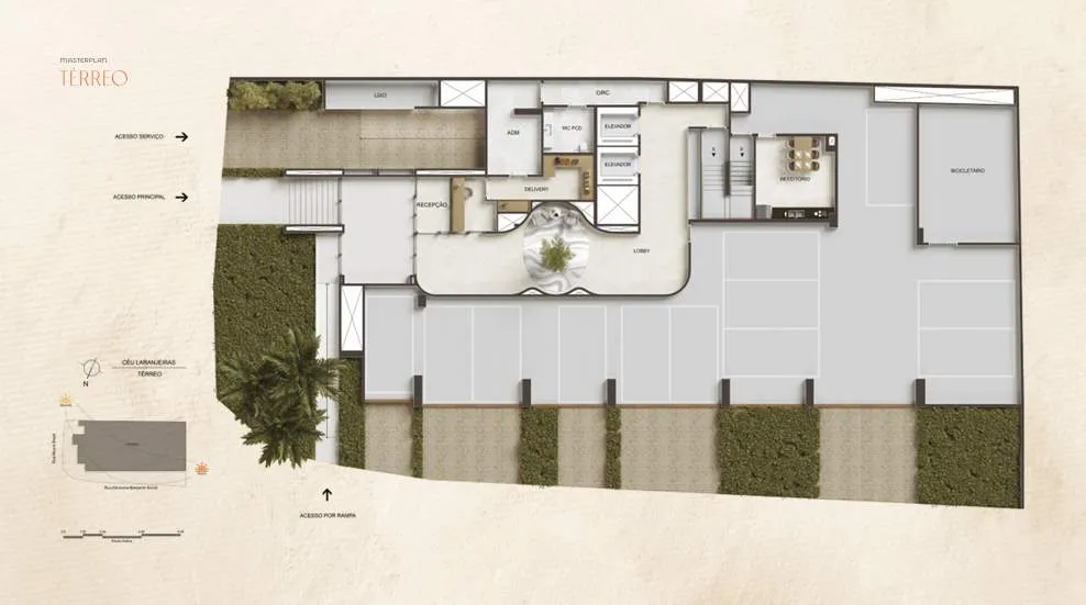 Imagem Céu Laranjeiras: Studios a 3 quartos a partir de R$ 515 mil