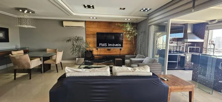 Imagem Apartamento à venda ou locação na Vila Romana com 4 Quartos sendo 3 Suítes, 4 Banheiros, 3 Vagas.