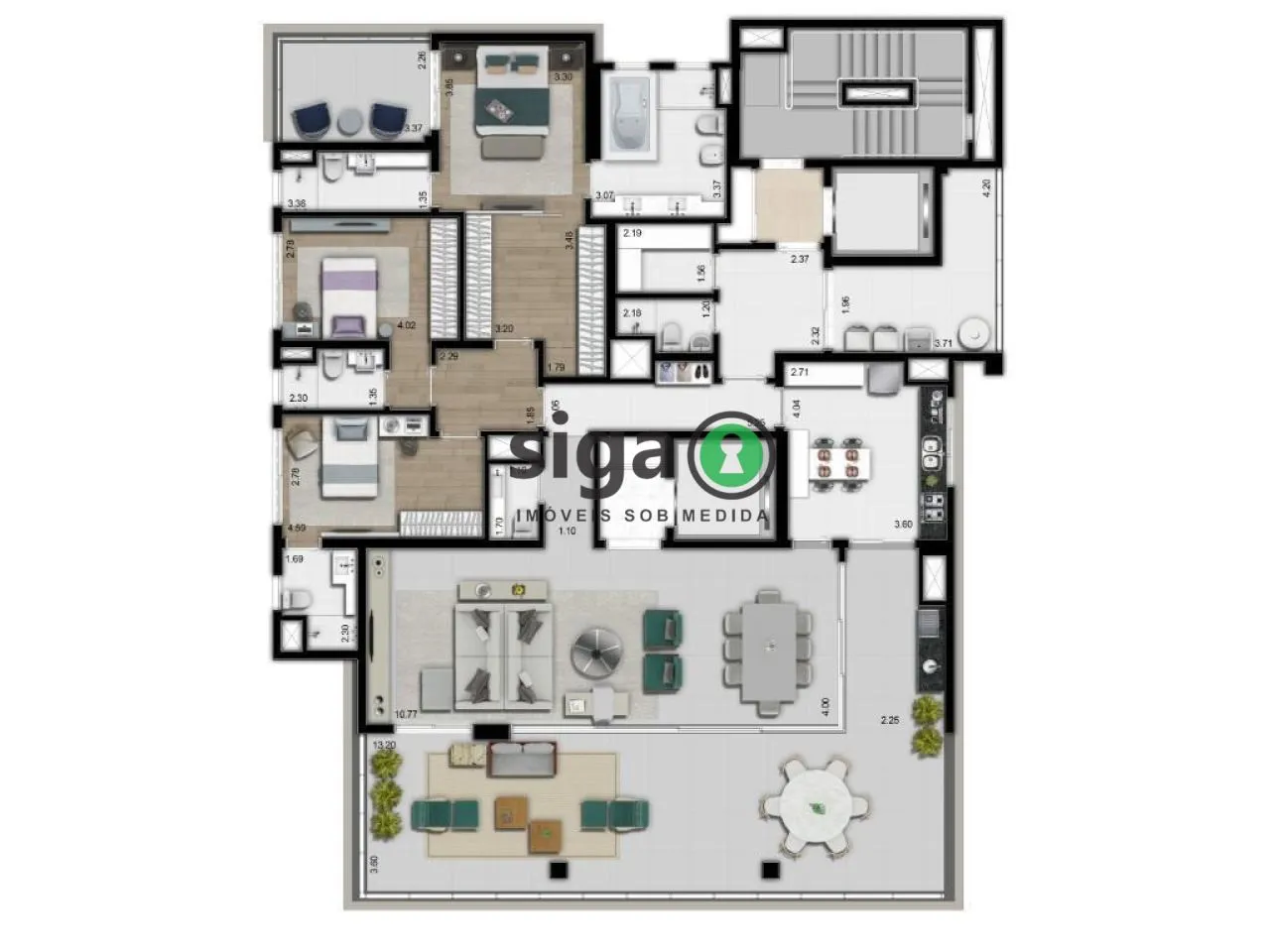 Imagem Apartamento para venda no Jardins 04 Suítes, São Paulo - SP