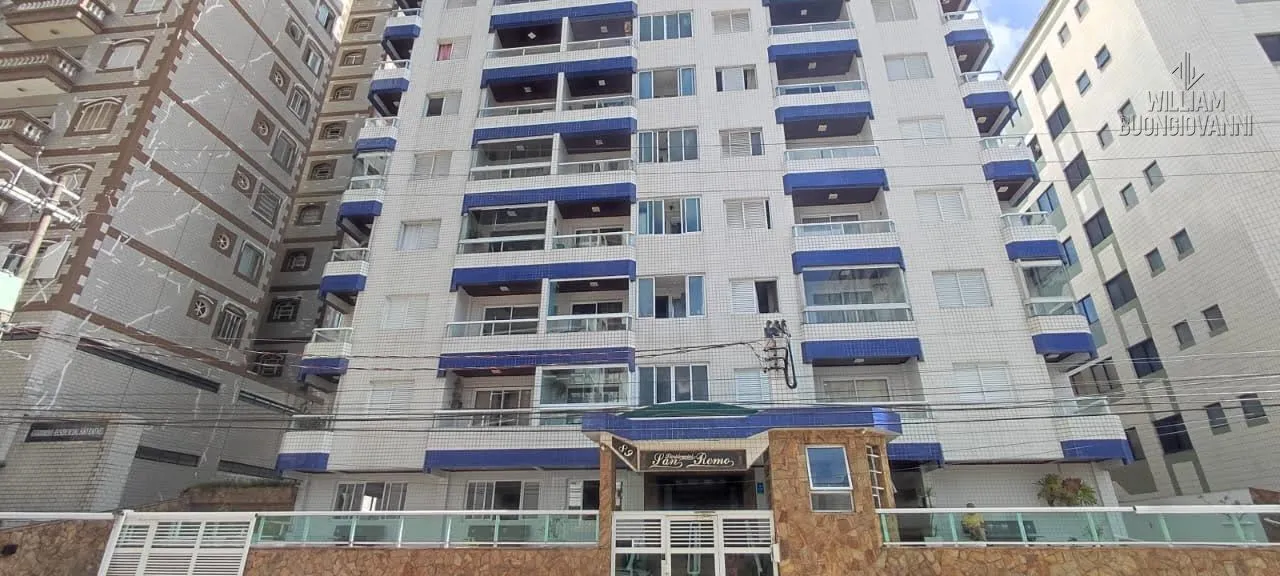 Foto do imóvel Apartamento Ocian, 2 dorms, suíte, 77m² - vista parcial mar a 90m da praia em Cidade Ocian, Praia Grande - SP