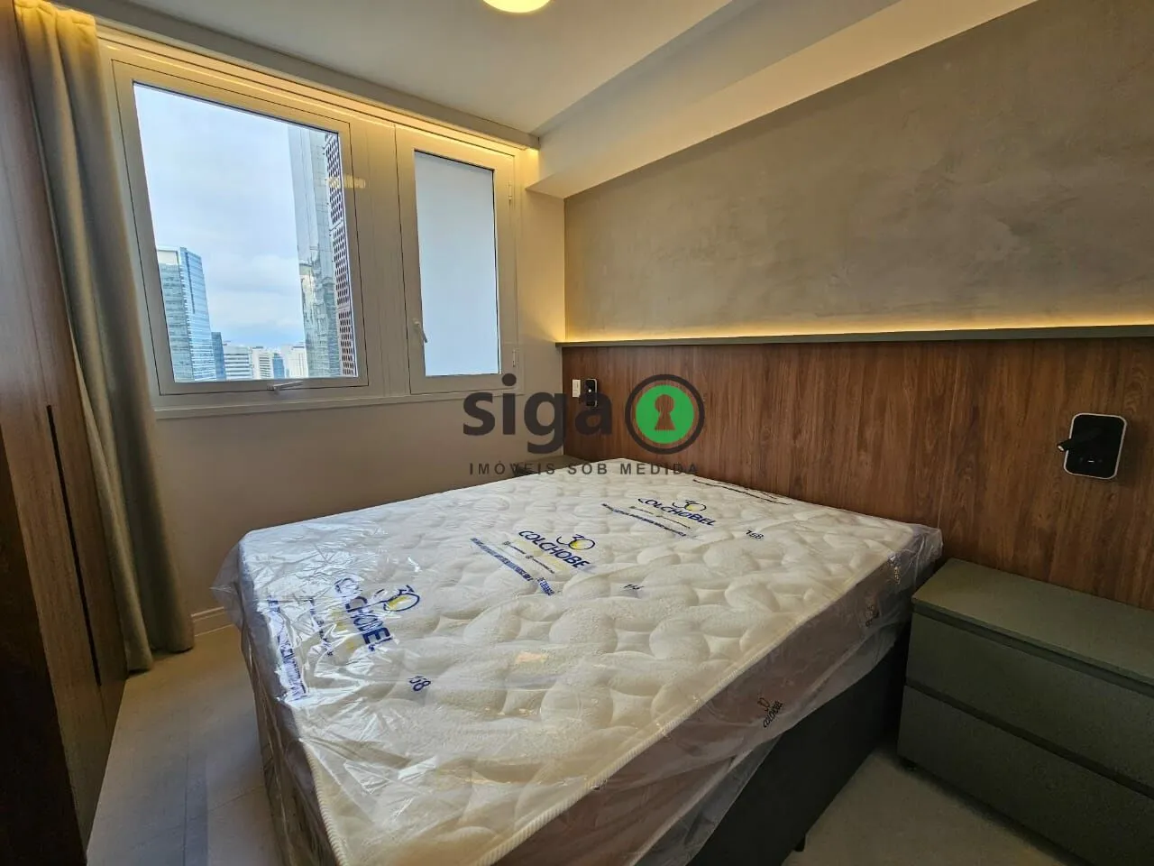Imagem Apartamento para locação 38m² com vaga todo mobiliado localizado na Chácara Santo Antônio, São Paulo