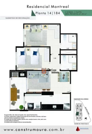 Imagem Apartamento com 2 dormitórios à venda, 67,55 m² a partir de R$ 368.471, - Jardim Praia Grande - Mongaguá/SP