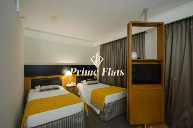 Imagem Flat disponível para venda no Estanplaza International na Chácara Santo Antônio, com 30m², 1 dormitório e 1 vaga