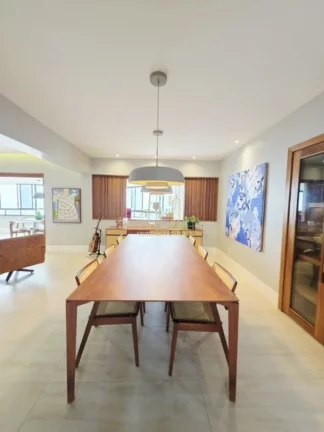 Imagem Apartamento de alto padrão vista mar com quatro suítes home theater varanda gourmet a venda no Horto Florestal
