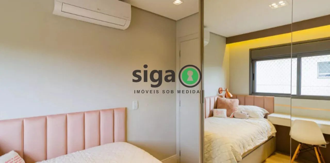 Imagem Apartamento de 141m2 à venda no Brooklin, com 03 suítes e 2 vagas