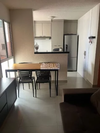 Imagem Apartamento de 2 dormitórios com móveis planejados no Condomínio Parque Austral, bairro Loteamento Reserva Ushuaia - Uberaba