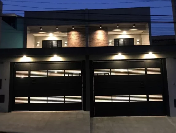 Imagem Sobrado Novo no Parque Continental II, Guarulhos-SP: 3 suítes, espaço gourmet, 3 vagas de garagem!