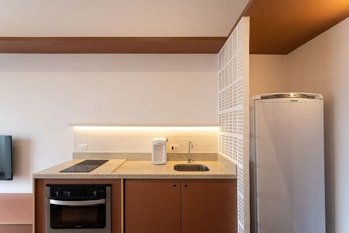 Imagem Apartamento com 1 Quarto para alugar, 35m² - Santa Cecília
