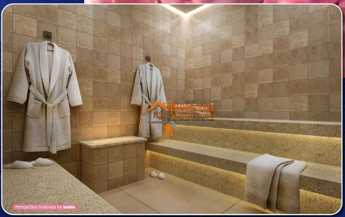 Imagem Apartamento com 2 dormitórios à venda, 37 m² por R$ 302.361,86 - Bonsucesso - Guarulhos/SP