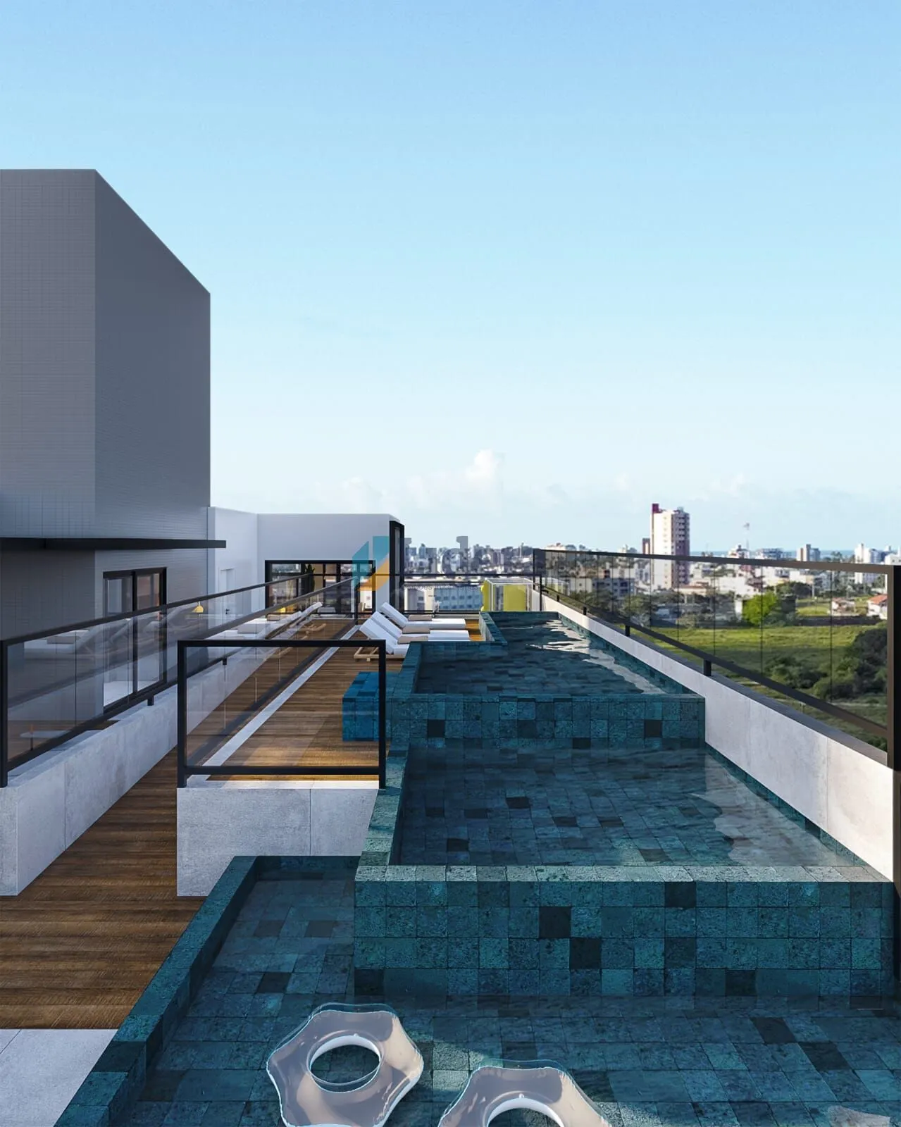 Imagem Apto totalmente mobiliado - 60m² - 2 quartos - 1 suite - em Intermares, Cabedelo/PB