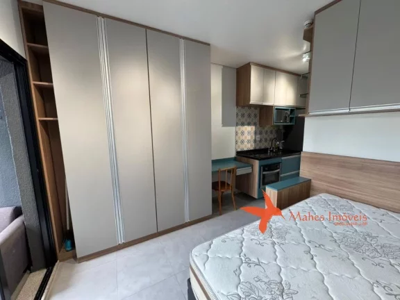 Imagem Apartamento studio para locação em São Paulo-SP, bairro Pinheiros: 1 quarto, 1 banheiro, 24m². Venha conferir!