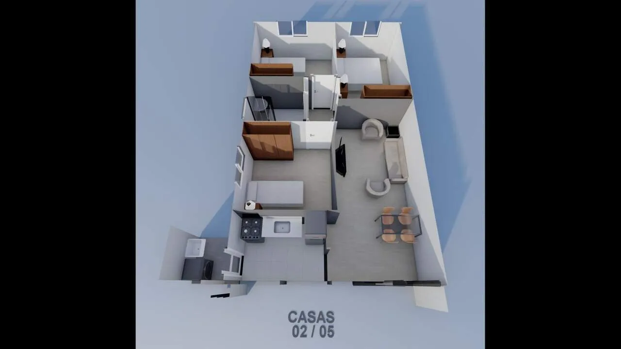 Imagem 3 QUARTOS+CONDOMÍNIO FECHADO+CASAS PLANAS INDIVIDUAIS+NÃO GEMINADAS+