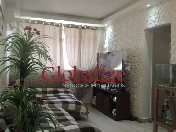 Imagem Apartamento de 2 dormitórios de frente com 1 vaga no bairro Jabaquara em Santos