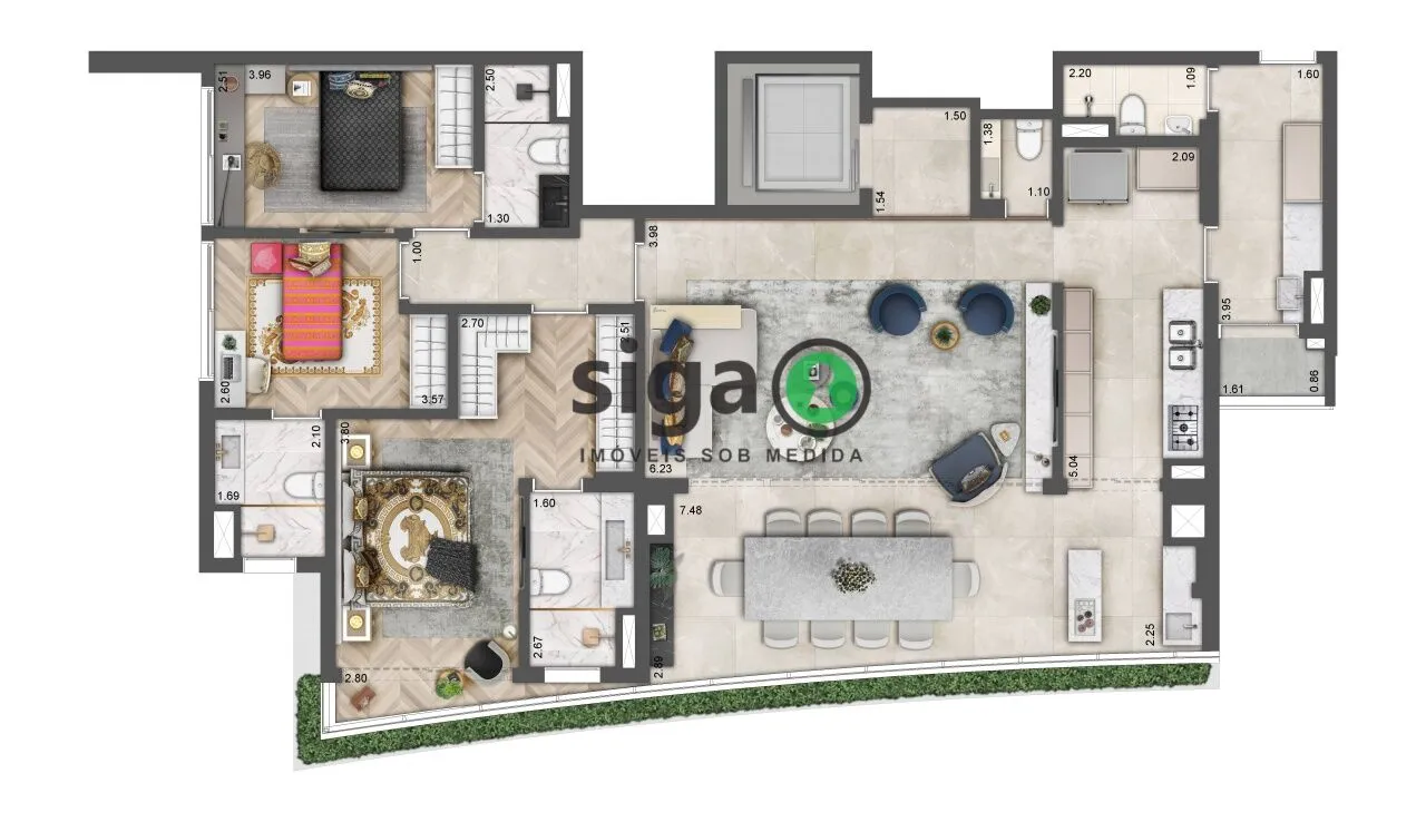Imagem Apartamento para venda em Moema 03 suítes, São Paulo - SP