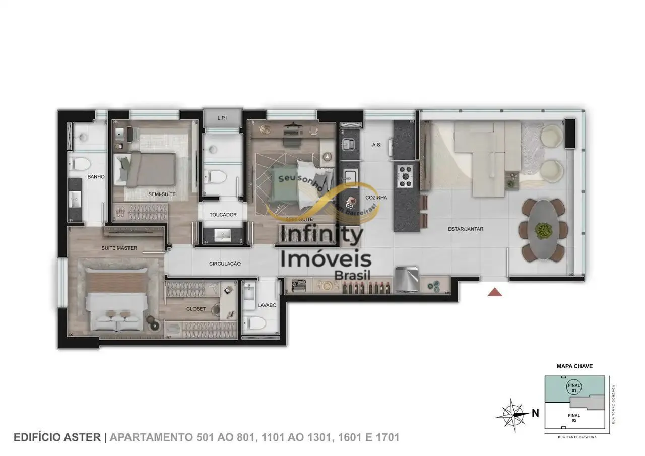 Imagem Aster Lourdes - Apartamento à venda no bairro Lourdes - Belo Horizonte/MG