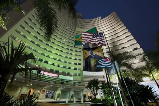 Imagem Flat disponível para venda no Comfort Suites Alphaville, com 50m², 1 dormitório e 1 vaga de garagem